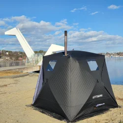 Lauvset saunatelt med ovn