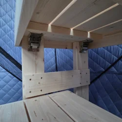 Badstubenk, dobbel, sammenleggbar