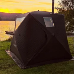 Lauvset saunatelt med ovn