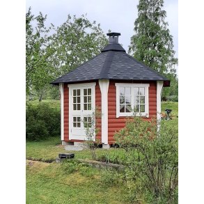 Lysthus C 10 kvm, 200 cm veggh�yde, med grill