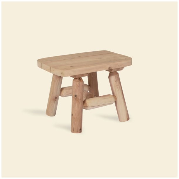 Log stool/side table
