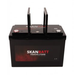 SKANBATT Premium Lithium - 12V 100Ah 100A BMS - 306x172x212mm - Bluetooth - Heat - 8 �rs garanti
