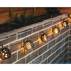 Lysslynge med "flammekuler", LED