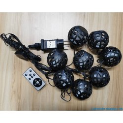 Lysslynge med "flammekuler", LED