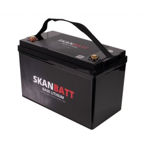 SKANBATT Base Lithium - 12V 100Ah 100A BMS