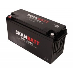 SKANBATT Base Lithium - 12V 200Ah 200A BMS - 485x170x240mm - Bluetooth - Heat - 3 �rs garanti