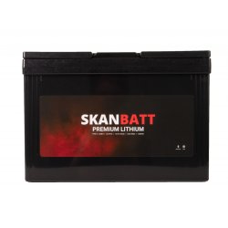 SKANBATT Premium Lithium - 12V 100Ah 100A BMS - 306x172x212mm - Bluetooth - Heat - 8 �rs garanti