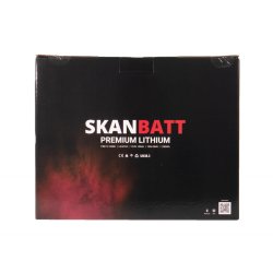 SKANBATT Premium Lithium - 12V 100Ah 100A BMS - 306x172x212mm - Bluetooth - Heat - 8 �rs garanti