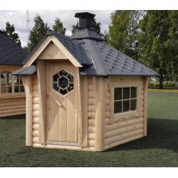 Komfort 7kvm. Med Grill, Pipe, Gulv, Benker