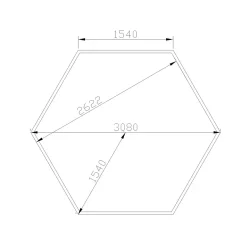 Komfort 7kvm. Med Grill, Pipe, Gulv, Benker
