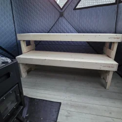 Badstubenk, dobbel, sammenleggbar