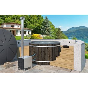 Badestamp for 8 personer, vedfyrt