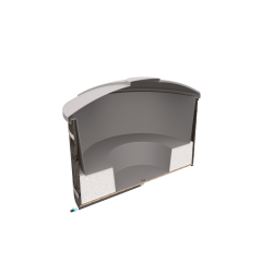 Badestamp for 8 personer, vedfyrt