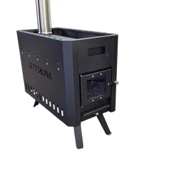 Lauvset saunatelt med ovn