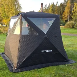 Lauvset saunatelt med ovn