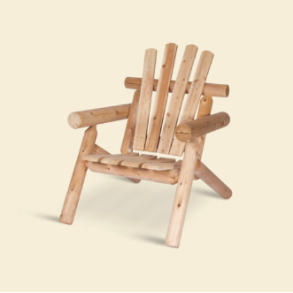 M�belpakke LOG (4 stoler + bord)