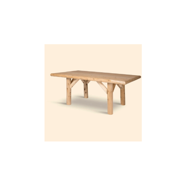 Log dining table, 180 cm