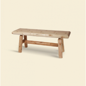 Log short bench, 120 cm
