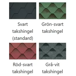 Grillstue Original 10 KVM. Med Grill, Pipe, Benker