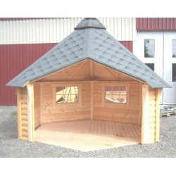 Gapahuk 12 kvm med Grill og benker