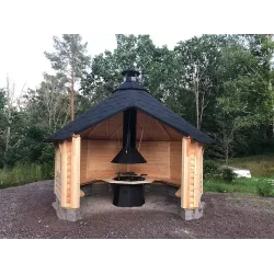 Gapahuk 12 kvm med Grill og benker