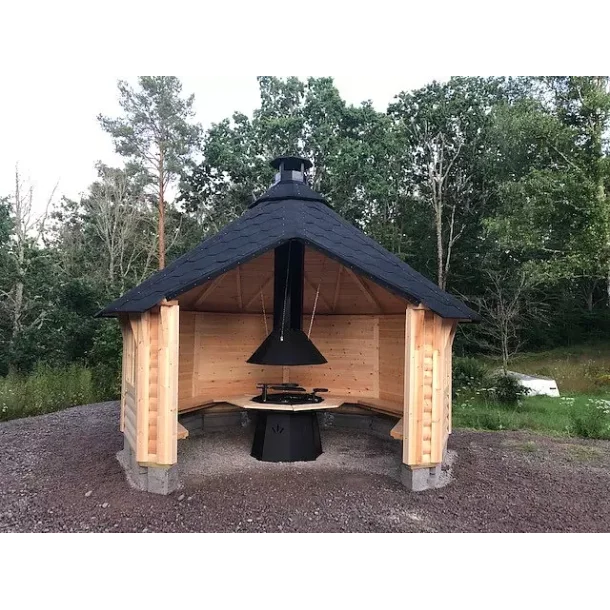 Gapahuk 12 kvm med Grill og benker